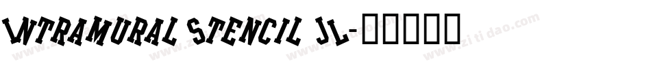Intramural Stencil JL字体转换